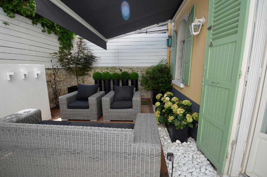 파리 Le Jardin De Rochegrosse B&B 외부 사진